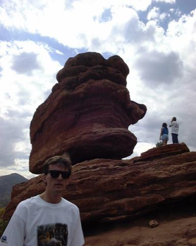 Tim at Balanced Rock
In the Garden of the Gods
