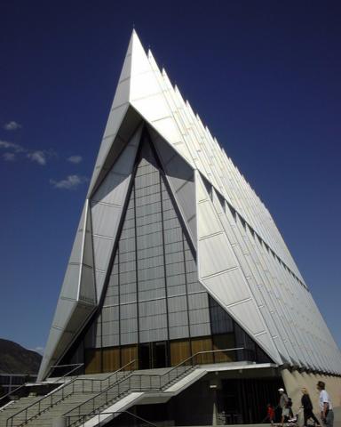 Air Force Academy Chapel:
