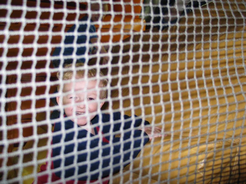 Bounce
William inside a bounce house
