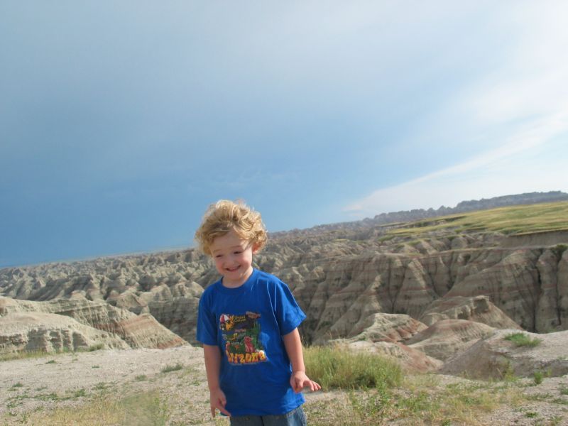 William at the Badlands
At the same spot as the last picture.
