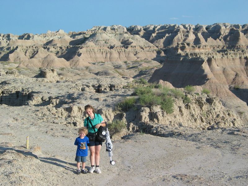 More Badlands
Cathy and William pose with a stunning backdrop.
