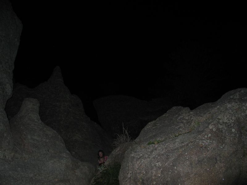 Climbing at Night
