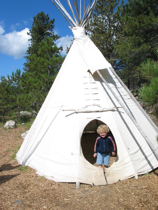 William and Teepee
At the Mount Rushmore Indian Villiage
