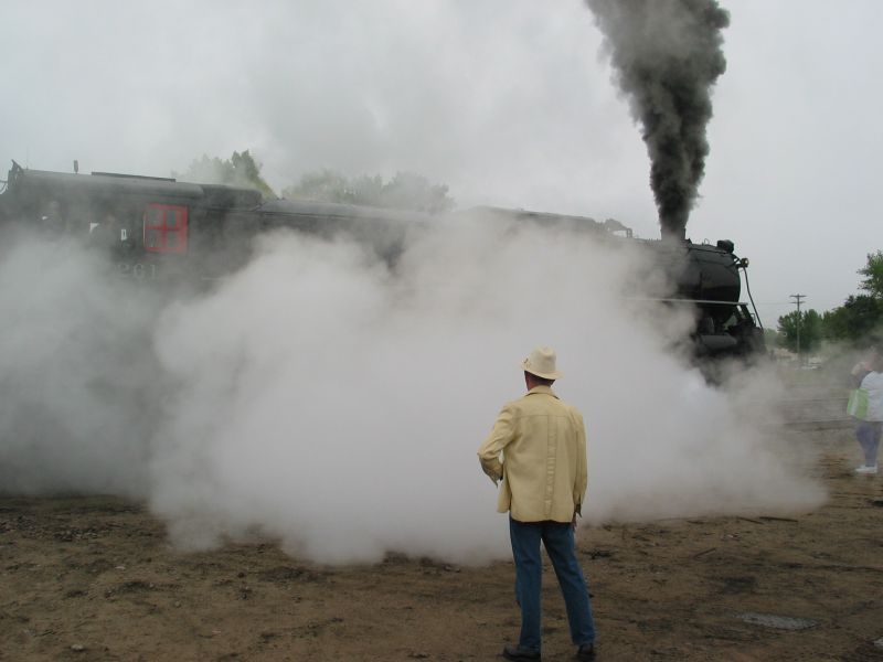 Pulling Away in a Cloud of Steam
