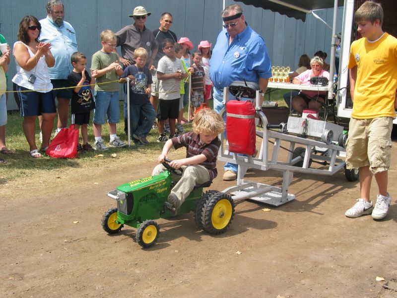 William Competes in the Kiddie-Pull
