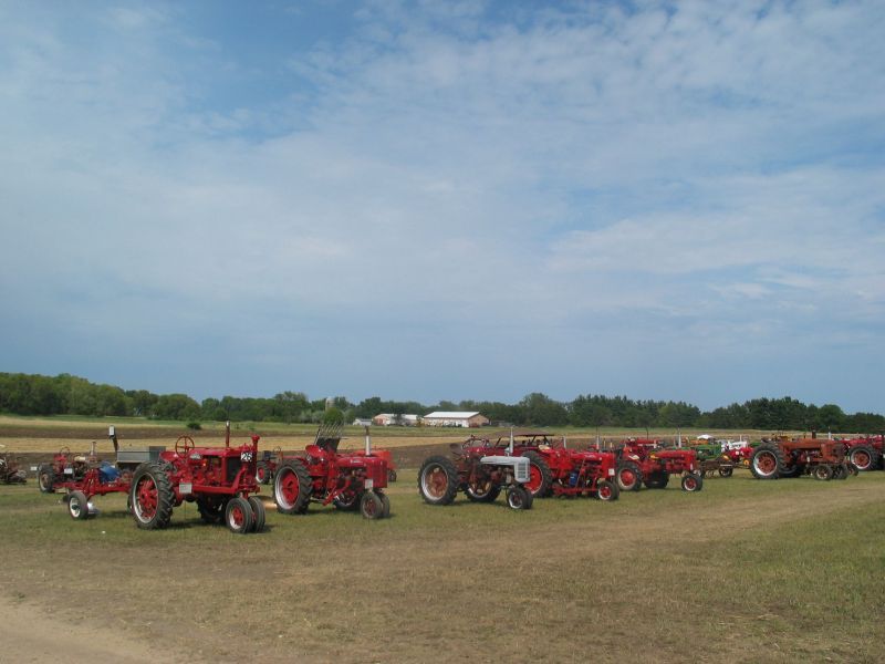 Tractors on Display
