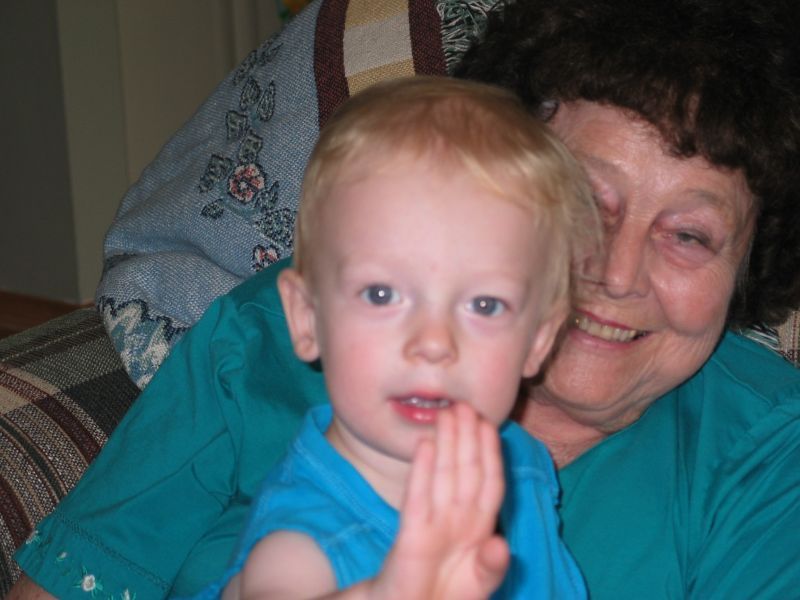 Andrew and Grandma
