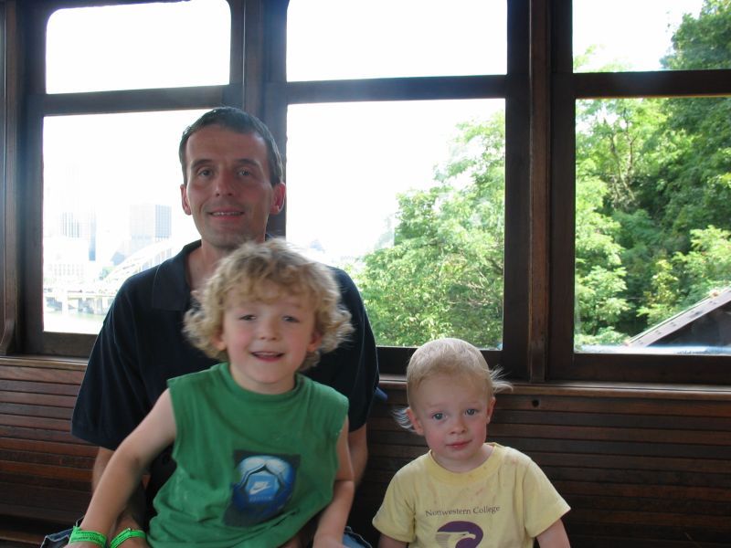 Posing on the Duquesne Incline
