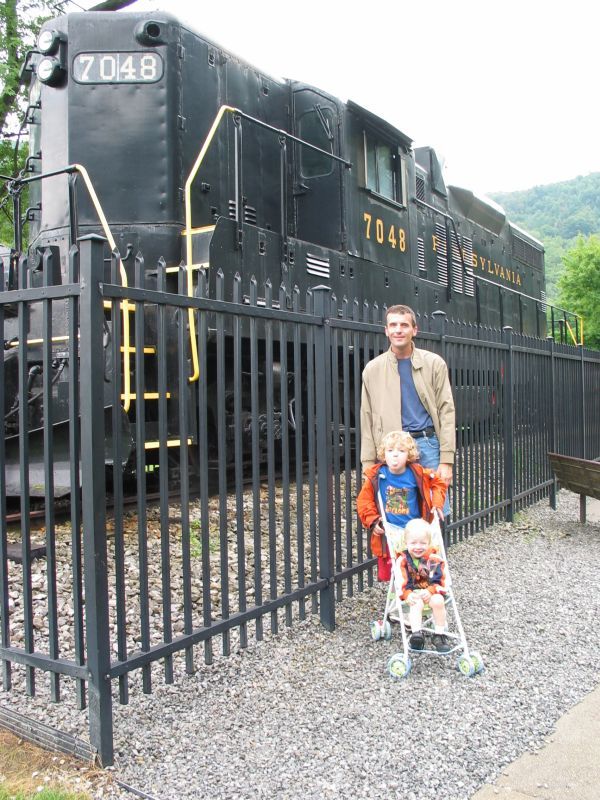 Guys with Train

