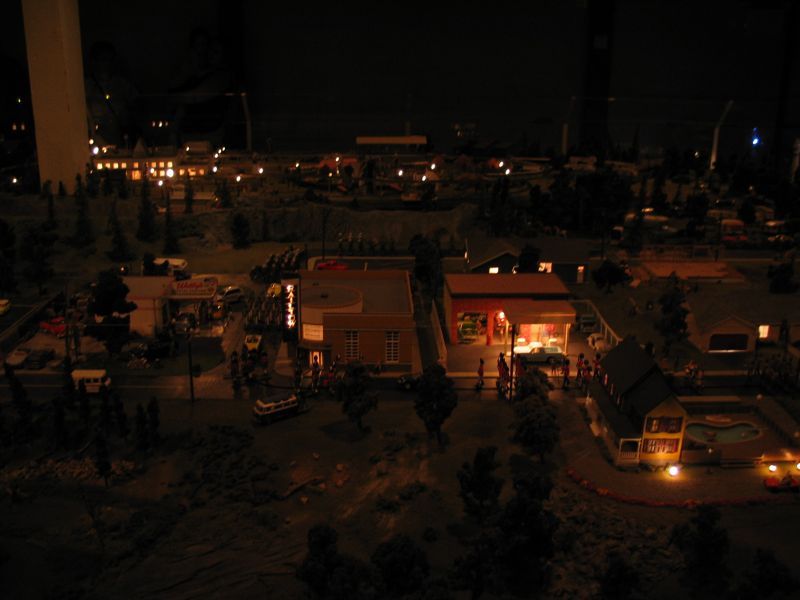 Choo Choo Barn at Night
