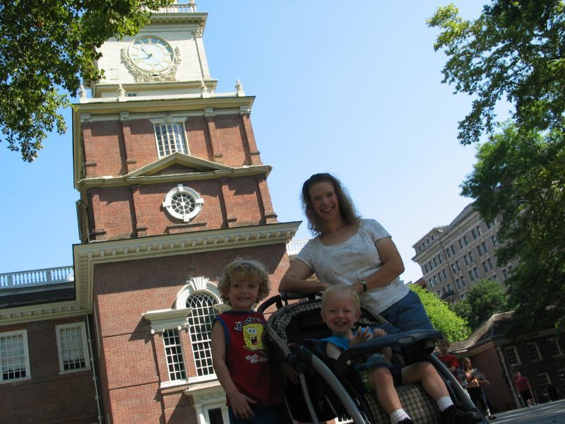 Independence Hall Pose
