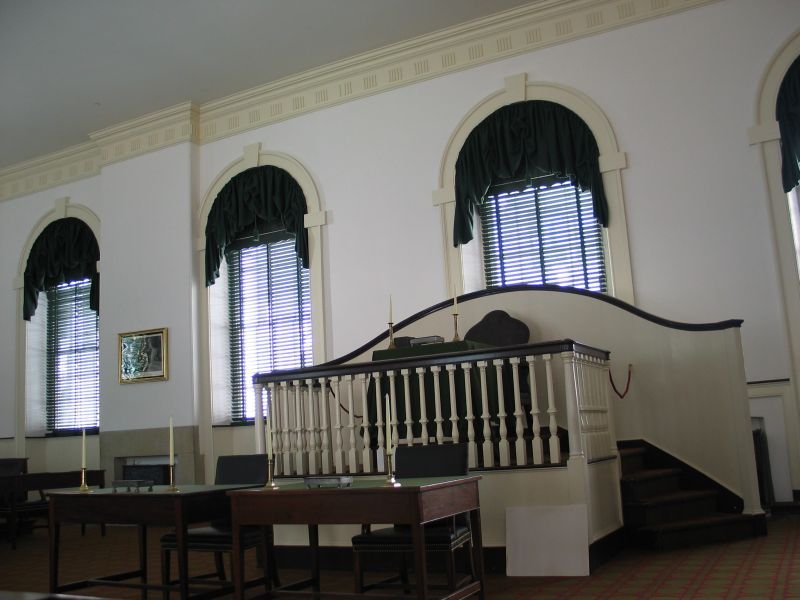Original US House of Representatives Chamber
In the building next to Independence Hall
