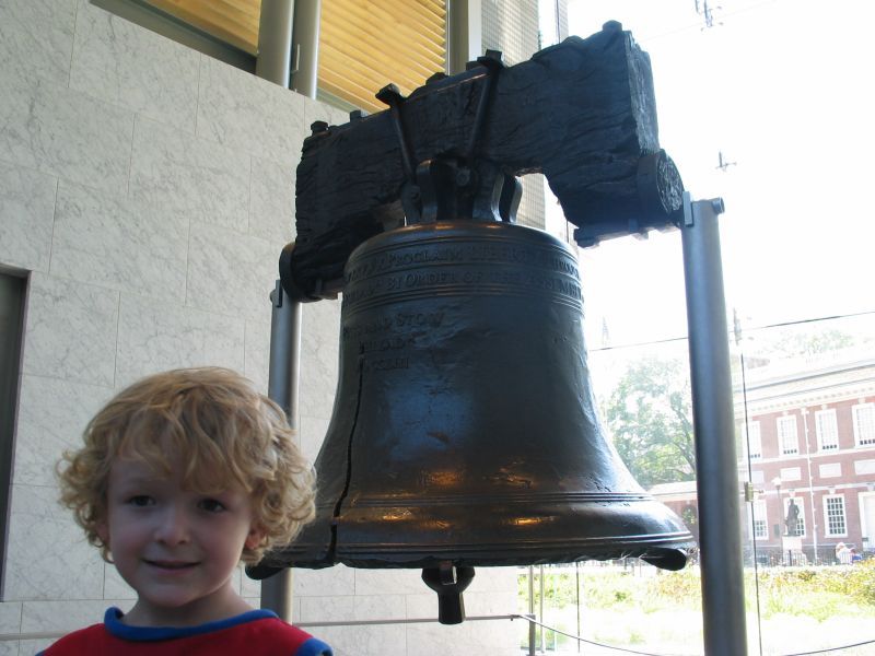 William with Liberty Bell
