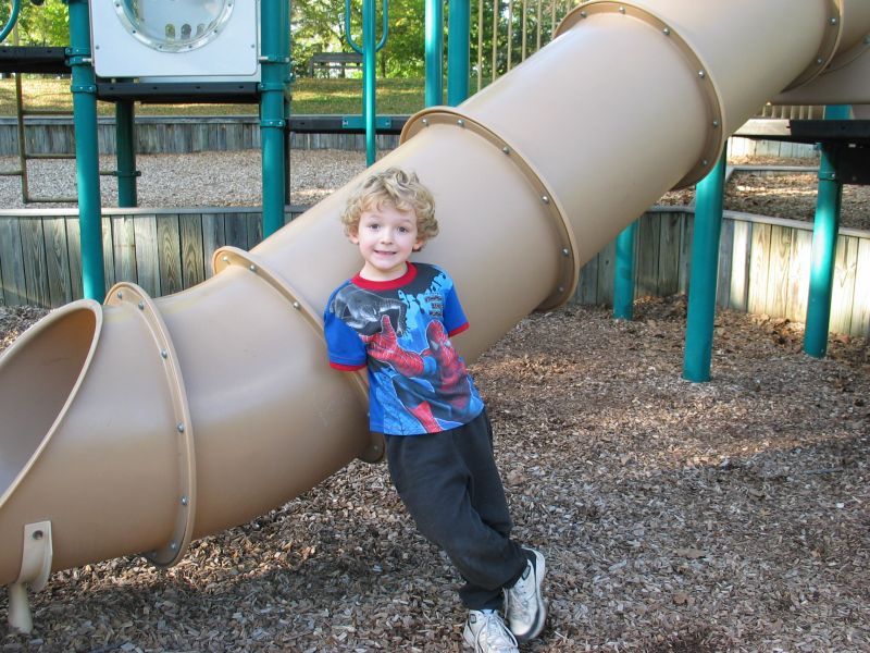 William Chillin' at the Playground
