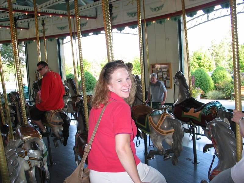 Cathy on Carousel
