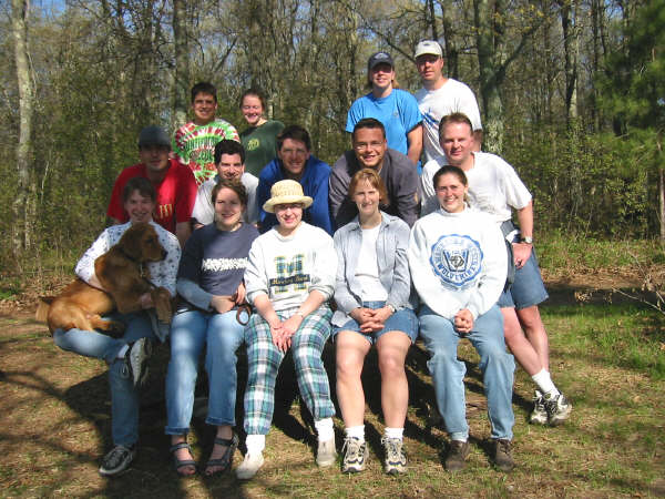 Star Lake Camp Group Shot
Pictured in the front two rows are:  Tim and Cathy Fischer (with Bailey), Mike and Drew Becker, Ted and Jessica Tower, AJ and Amy King, and Tim and Karen Dallmann.  In the back row are José and Megan Huerta and Amy and Paul Witty

