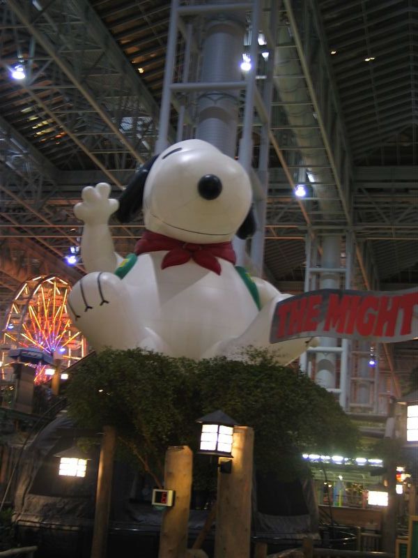 Bye Snoopy
The huge inflatable Snoopy reins one final night at Camp Snoopy.
