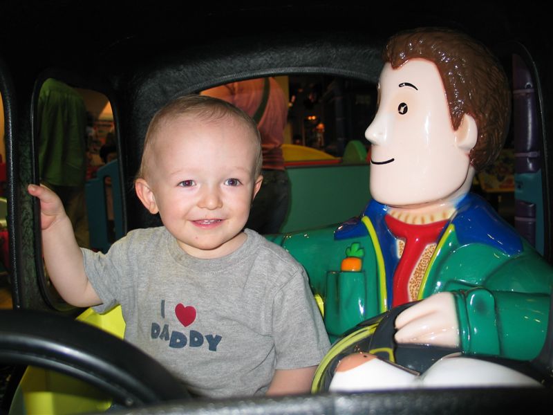 I'll Drive, Thanks
William hangs out in a car at Chuck E. Cheeses
